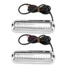 NEW-2Pcs 42LED Boat Drain Light Boat Transom Light Blue Underwater Pontoon Marine Light