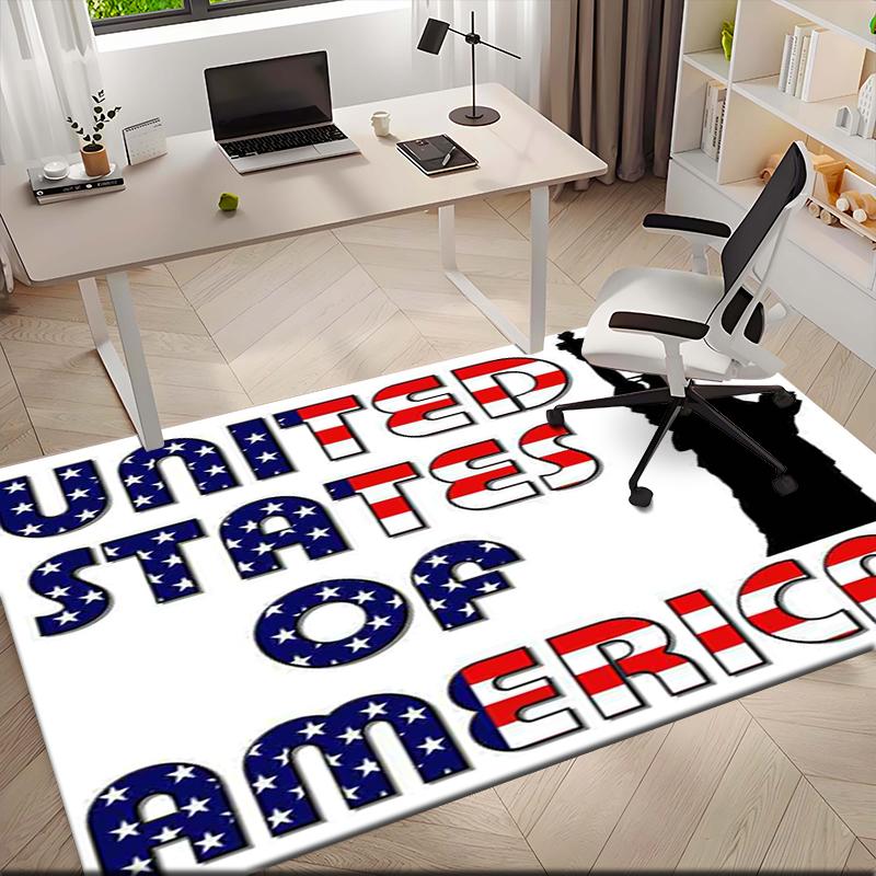 1pc Statue of Liberty, USA Carpet Rug for Living Room Bedroom Home Sofa Decoration,Kids Play Non-slip Floor Mat