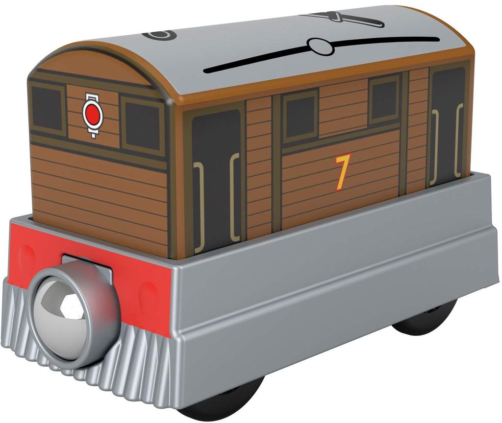 Thomas the Tank Engine Wooden Rail Series Toby let starý a GPR19 (Thomas) [2 nahoru] [certifikováno FSC]