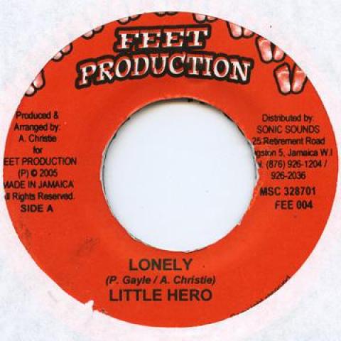 

7inch Record LITTLE HERO / JUDY C - Lonely / I Need Your Love Feet Production 2005 Jamaica Reggae, Ska & Dub