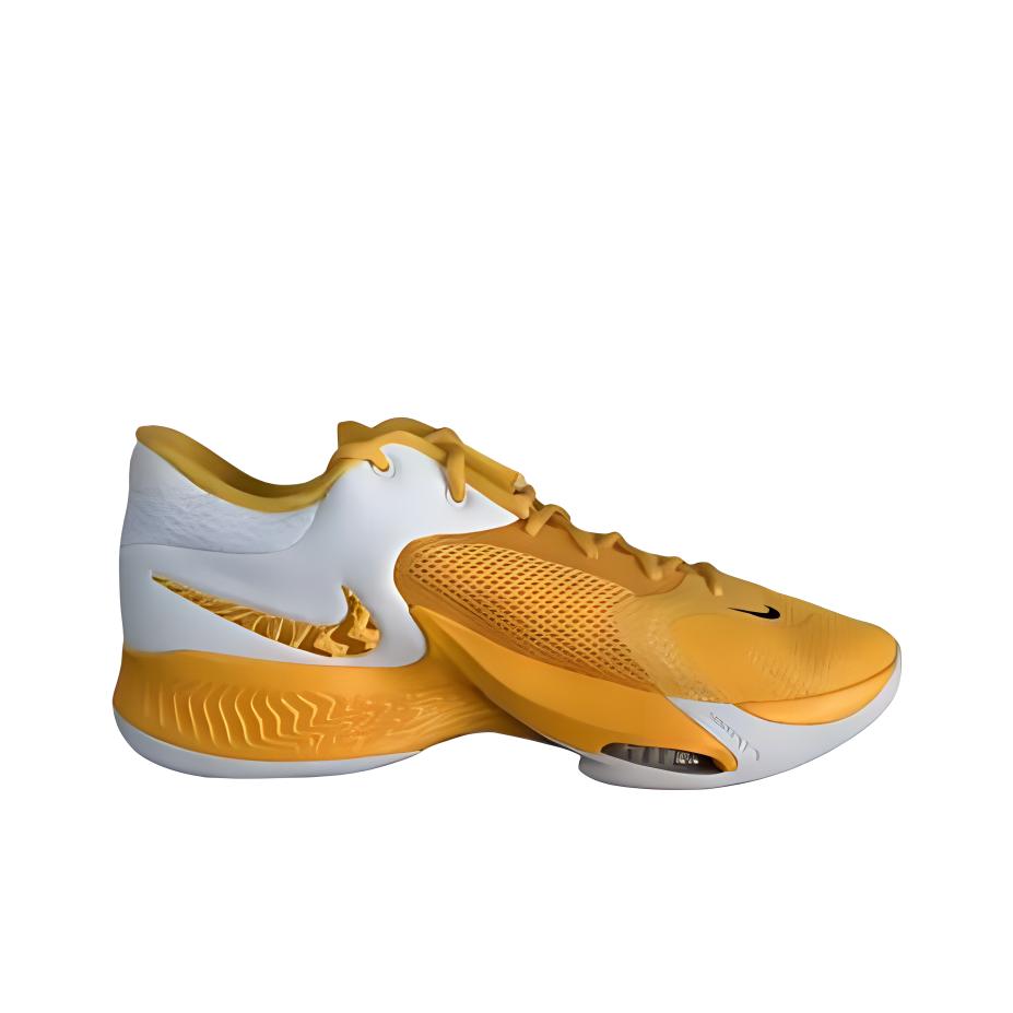 Nike Zoom Freak 4 TB University Gold Unisex Sneakers Yellow Black White DX6652-701