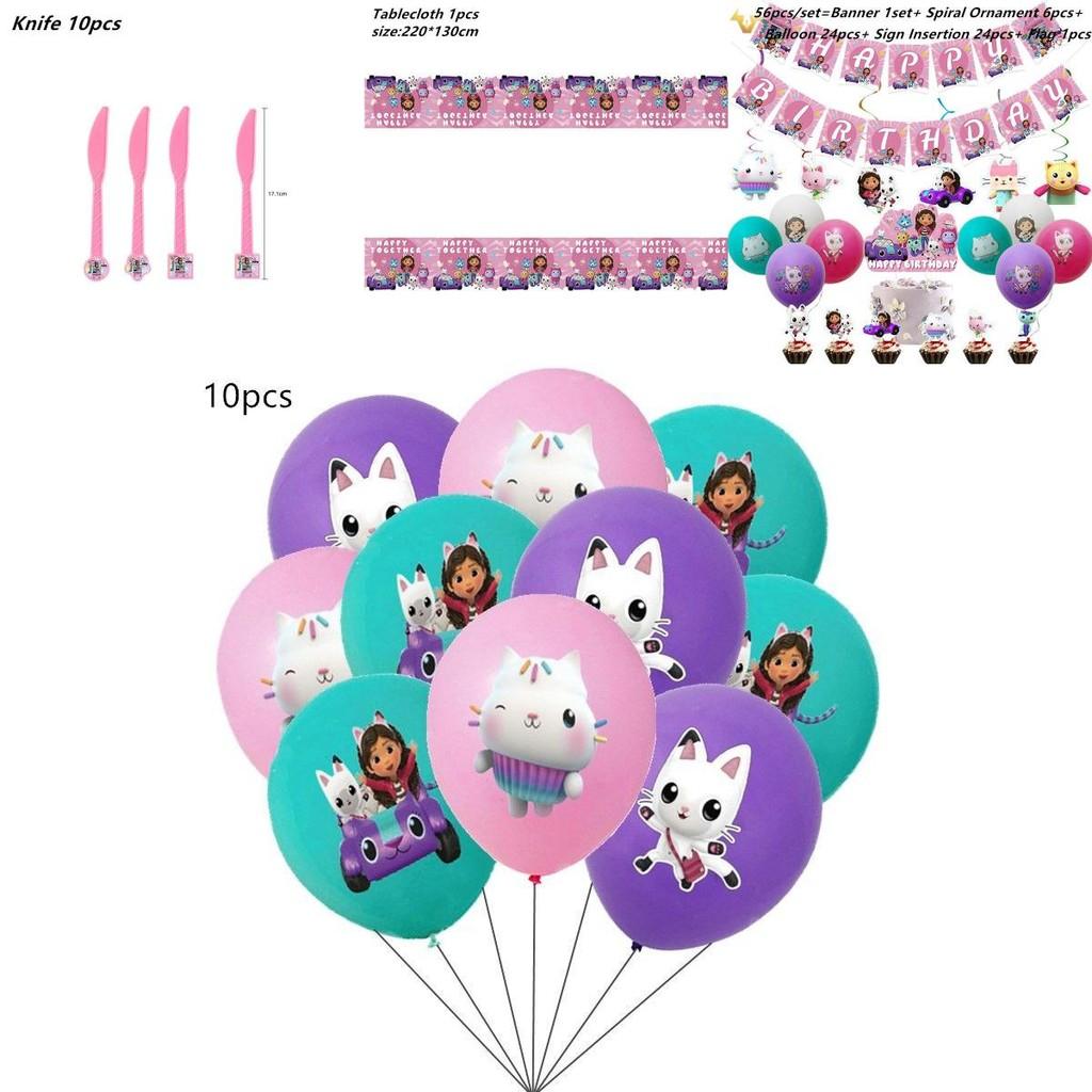 Gabby's Dollhouse Game Themed Party Supplies Perfect For Birthday And Pajama Parties