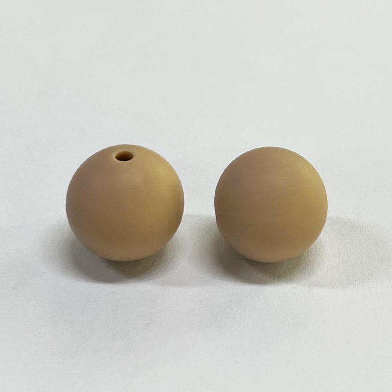 15mm Macaron Silicone Round Beads for Baby DIY Pacifier Chains