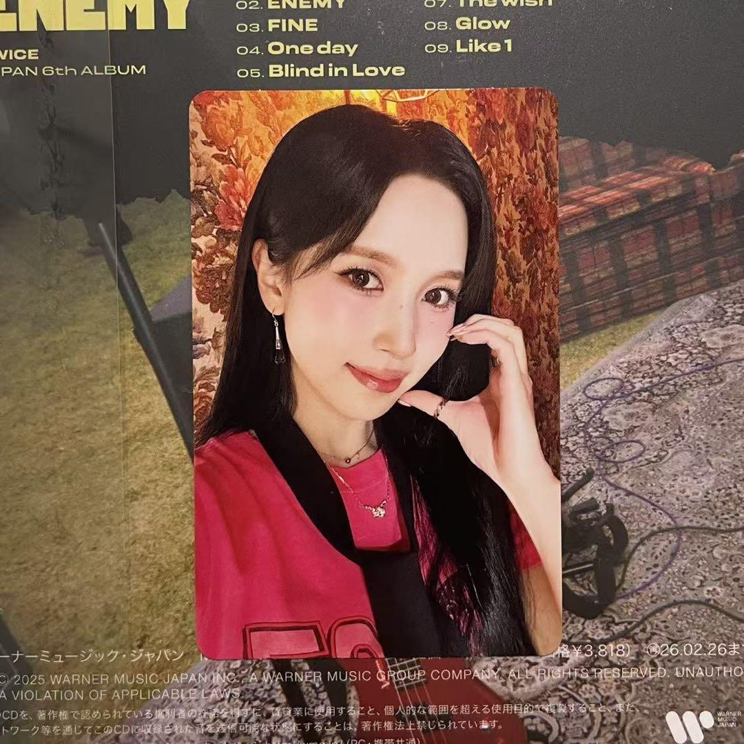 

[Б/У] TWICE Enemy Мина Торговая карточка Обычное издание