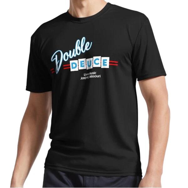 New Double Deuce Road House Active Logo T-Shirt Funny Size S to 5XL M
