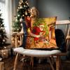Christmas Cushion Cover Santa Decorative Throw Pillow Case Christmas Decorations For Home Navidad Natal Gifts New Year