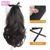 Synthetic Wig Ponytail Female Pear Flower Roll Fluffy Strap Type Low Ponytail Natural Fluffy Short Ponytail Wig Braid