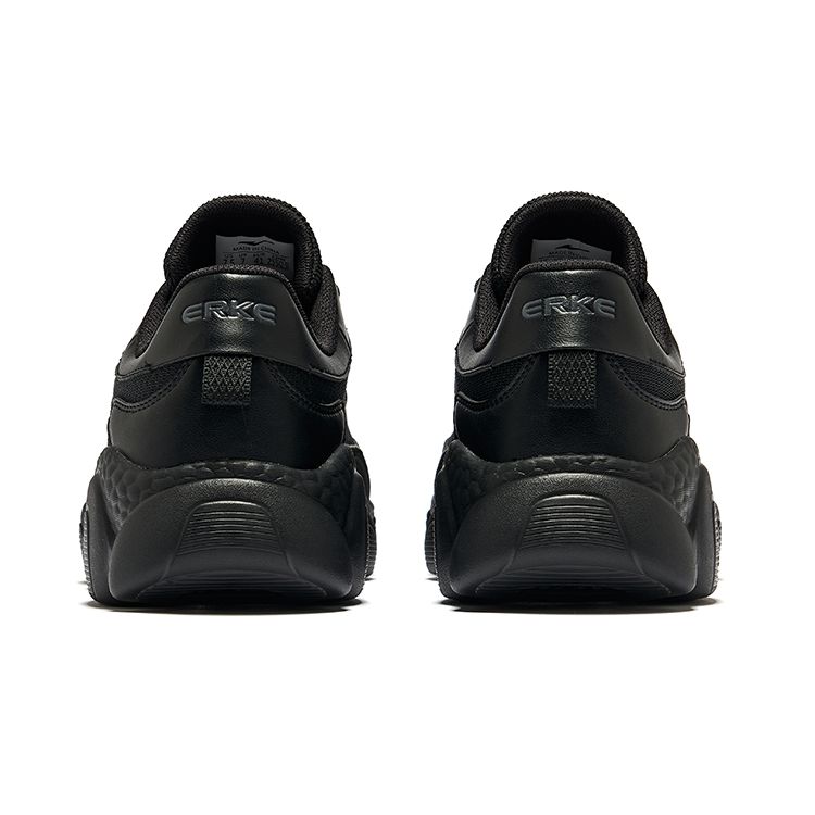 Erke Sweetheart 2 (Mesh) Fashion Versatile Durable Breathable Low-Top Casual Shoes Men sneaker Black 51124202287-001