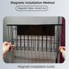 Multi-function Magnetic Storage Basket Refrigerator Side Storage Rack  Household Organization