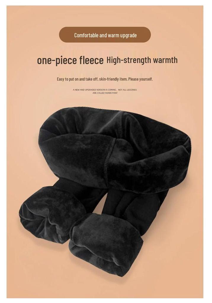 2025 New Plus Size Velvet-Lined Skinny Leggings for Women - Warm, Thick, and Stylish Autumn/Winter Pants
