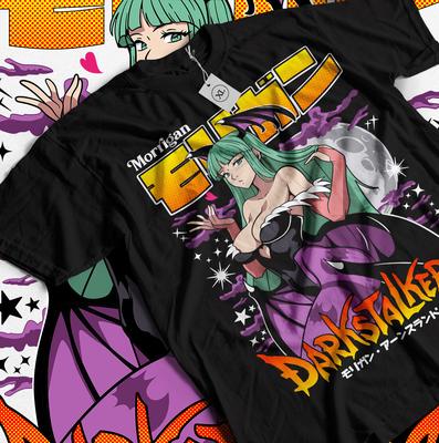T-shirt Morrigan Aensland T-shirt Darkstalkers T-shirt Fille Anime Waifu Cadeau T-shirt Toutes Tailles
