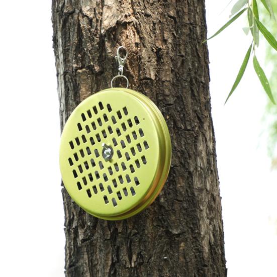 1/2/3Pcs Mosquito Coil Holders with Lid Hollow Design Heat-Resistant Outdoor Camping Fishing Mosquito Coil Incense Burner Case