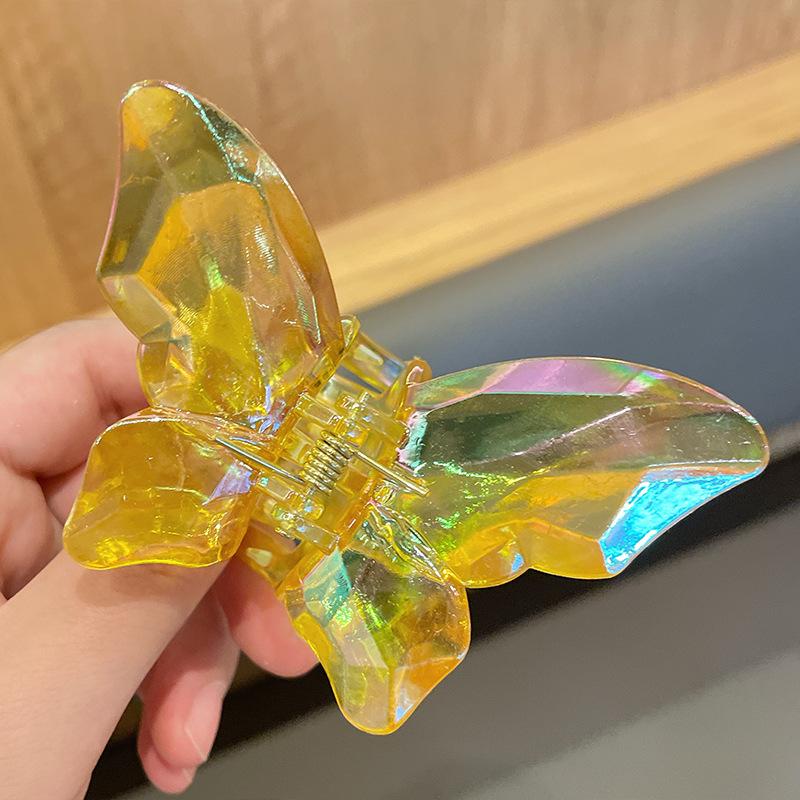 8 Style Transparent Mini Hair Pins Claw Crab Girls Women Barrette Acrylic Butterfly Hair Clips Korean Hair Accessories