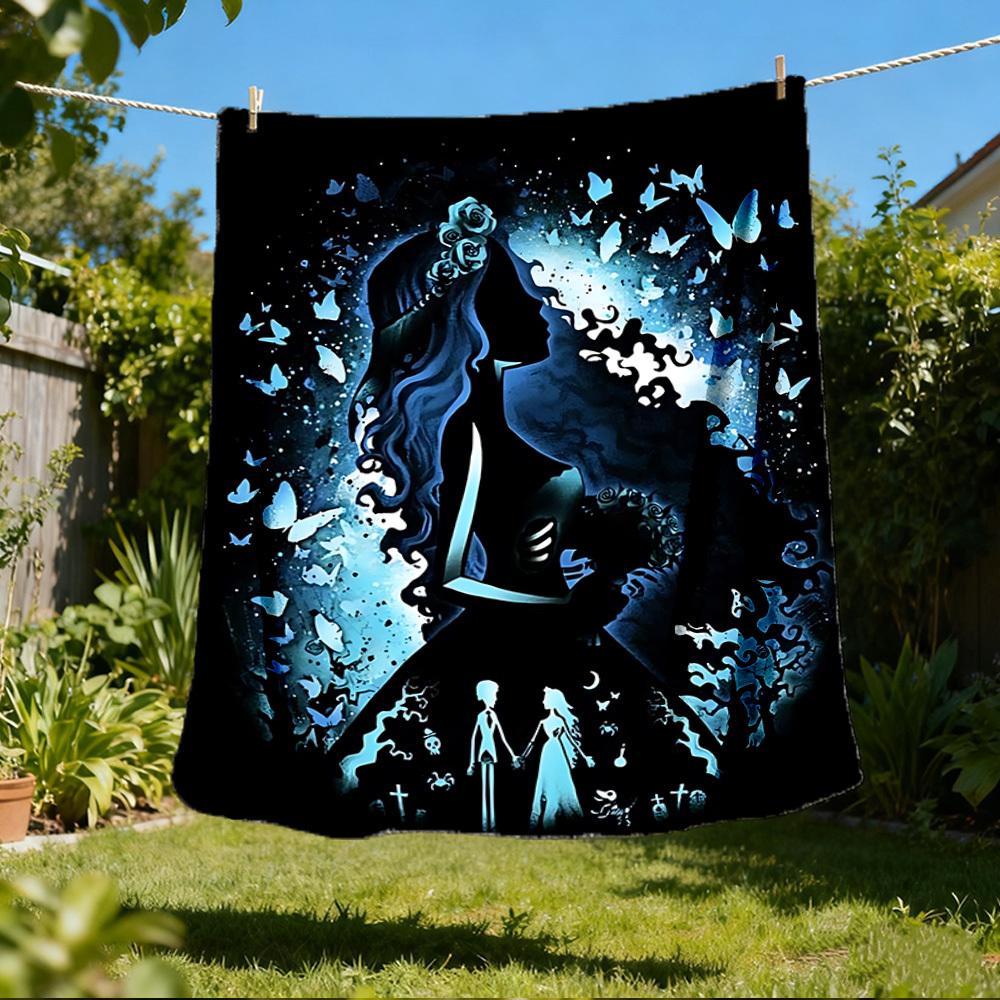 1pc One Direction Outdoor Personalized Flannel Blanket, Soft, Lightweight Personalized Flannel Blanket, Digital Printing, 80x120cm