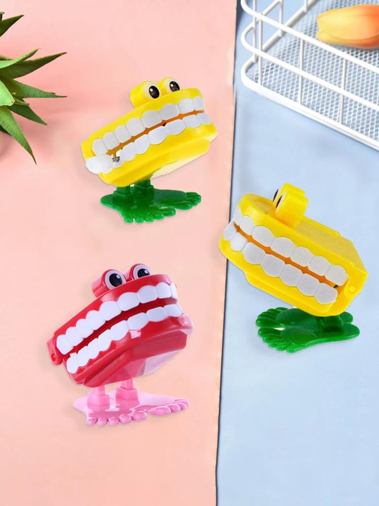 1pc-Dental Wind-up Toy Walking Tooth Toy Suitable for Party Table Decoration Cute Walking Tooth Shape Wind-up Toy
