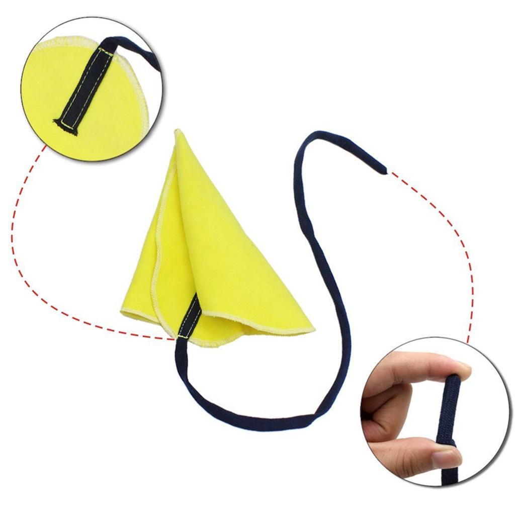 Sax Saxophone Cleaning Cloth Tube Inside Clean Rag Pull Through Cleaning Cloth Instrument Cleaner Swab for Inside Tube