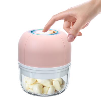 Mini Electric Garlic Chopper 100/250mL Chili Vegetable Crusher Kitchen Tools USB Charging Ginger Masher Machine