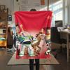 Toy Story Woody Character Print Blanket Suitable For All Seasons Home Decor Digital Printing Office Rest Blanket Machine Washable