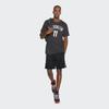 Jordan NBA Dri-Fit Colorblock Logo Elastic Waist Basketball Shorts Men Bottoms Black DO9423-010