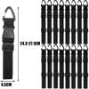 Adjustable Fastening Loop Strap Cable Ties Buckle Self Locking Zip Tie Fastener Reusable Heavy Duty Outdoor Wiring Storage Strap