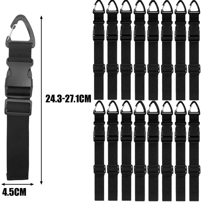 Adjustable Fastening Loop Strap Cable Ties Buckle Self Locking Zip Tie Fastener Reusable Heavy Duty Outdoor Wiring Storage Strap
