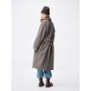 Gu By Uniqlo Cozy Melton Balmacaan Coat  Standard Length 108.0 115.0cm 