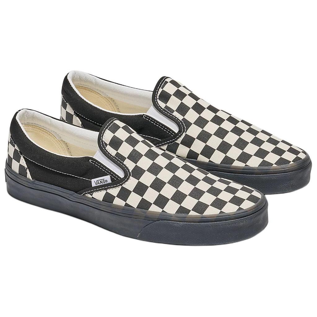Vans Classic Slip-On Checkerboard Comfortable Versatile Low-Top Skate Shoes Unisex Sneaker Black White VN000D5PYB2