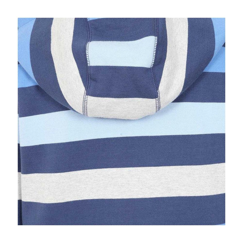 Lazy Jacks Womens/Ladies Striped Button Neck Sweatshirt