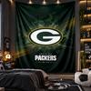 Wall Hanging Tapestry Green Bay Packers Print Cloth for Living Room Bedroom Home Decor