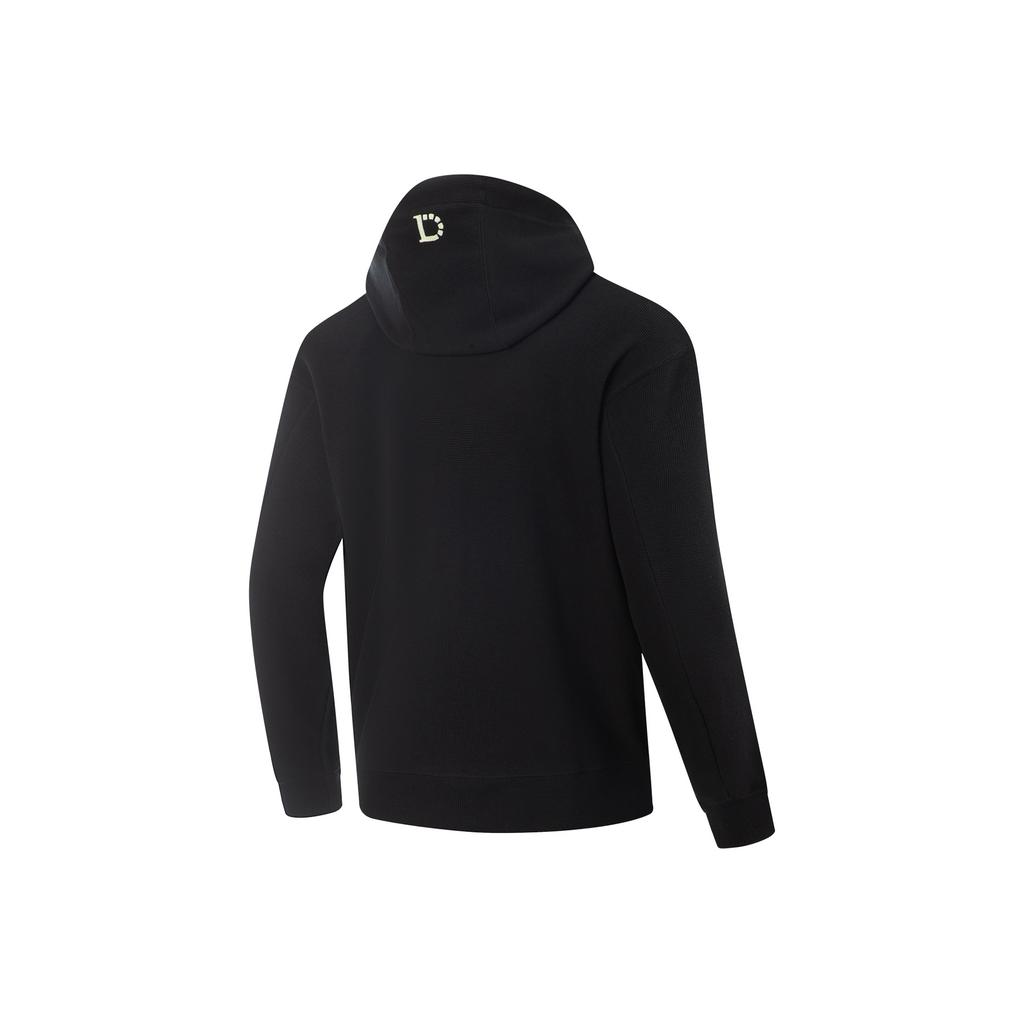 Li Ning Wade Series Kapuzenbequemes Lockeres Lässiges Colorblock Einfaches Strickjacken-Sweatshirt Herren-Sweatshirt AWDV747-3