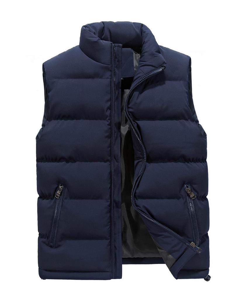 Men's Autumn/Winter Warm Down Cotton Vest - Cross-European Size