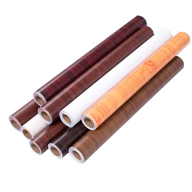 Thick Wood Grain Self-Adhesive Waterproof Wallpaper for Doors & Furniture Renovation