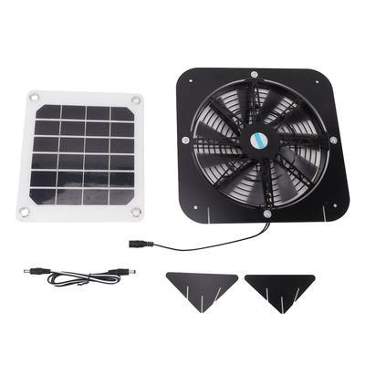 Solar Exhaust Fan 100W Solar Panel with 13.5inch Fan Waterproof Solar Panel Cooling Fan Ventilation