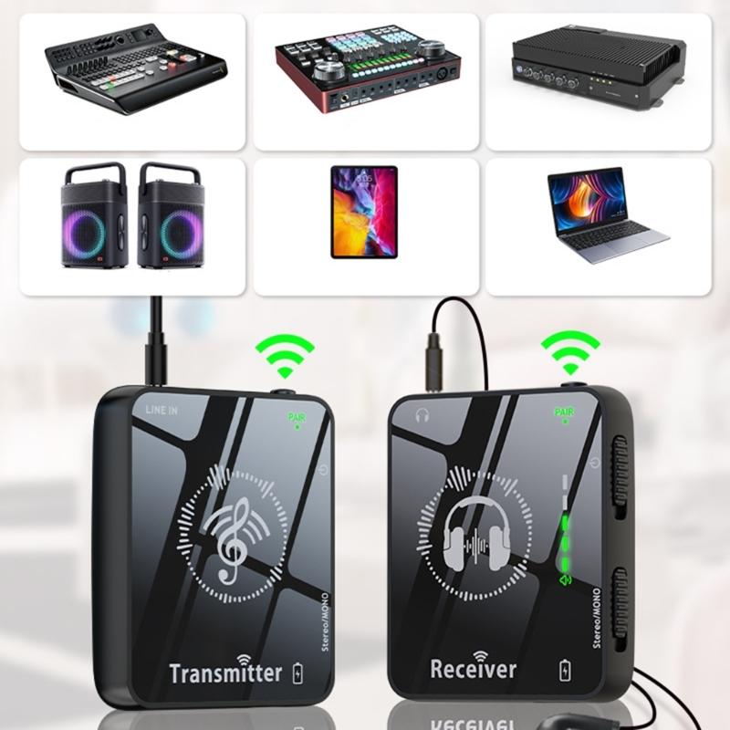 Low Latency Wireless Sound Transmission Equipment One-to-Many for Musicians and Performers with Stable Connection