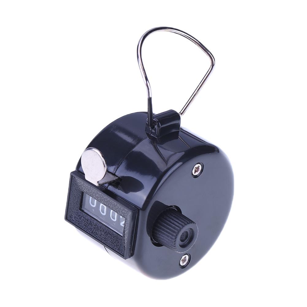 Universal 4 Digit Counters Anti-slip Rotary Portable Manual Pull Counter Digital Display Mechanical Pulling Counter Accessories