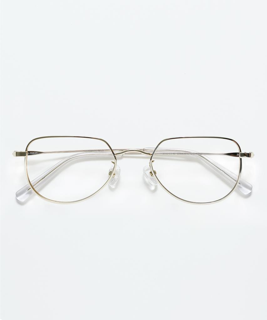Timideupeulikeu Jayni Gold Titanium Glasses