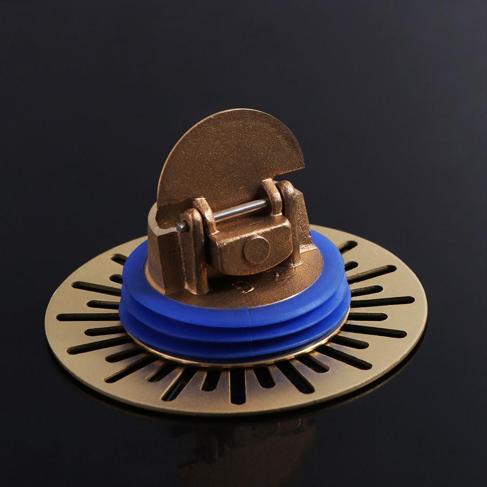 Insectproof Shower Floor Drain Anti-odor Toilet Sewer Drain All-copper Floor Drain  Toilet