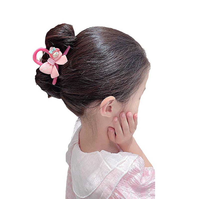 Kawaii Sanrio Shark Clip Cute Kuromi My Melody Cinnamoroll Anime Hair Claw Clips Hair Accessories Children Headwear Girls Gift