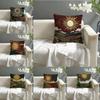 HOT Sun Print cover Pillow Case Natural Linen Organic Fabric DoubleSided Printing Sofa Home Decor Cushion Cover