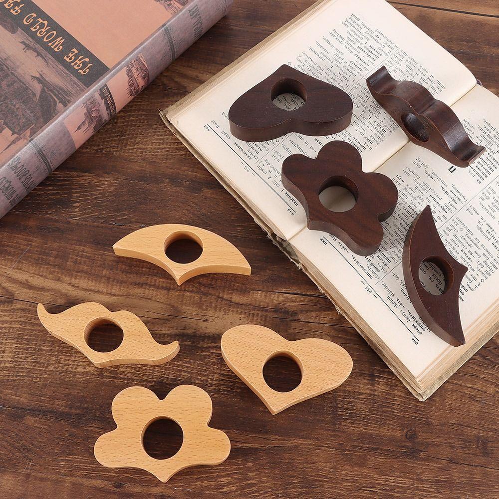 One Hand Reading Thumb Bookmark Wooden Book Page Holder Thumb Book Support  School Office
