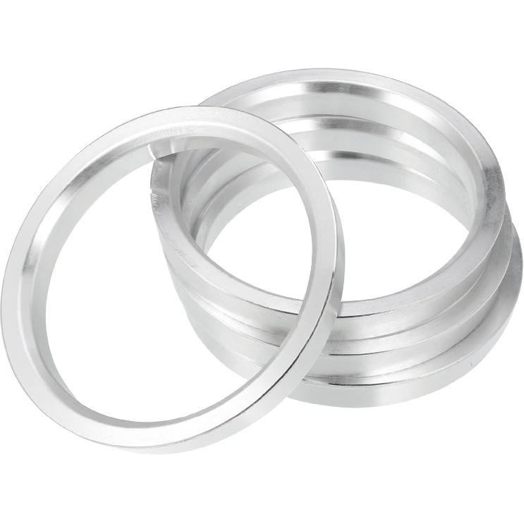 X AUTOHAUX 4pcs OD 83.1mm To ID 66.1mm Aluminium Alloy Car Hub Centric Rings Wheel Bore Center Spacer