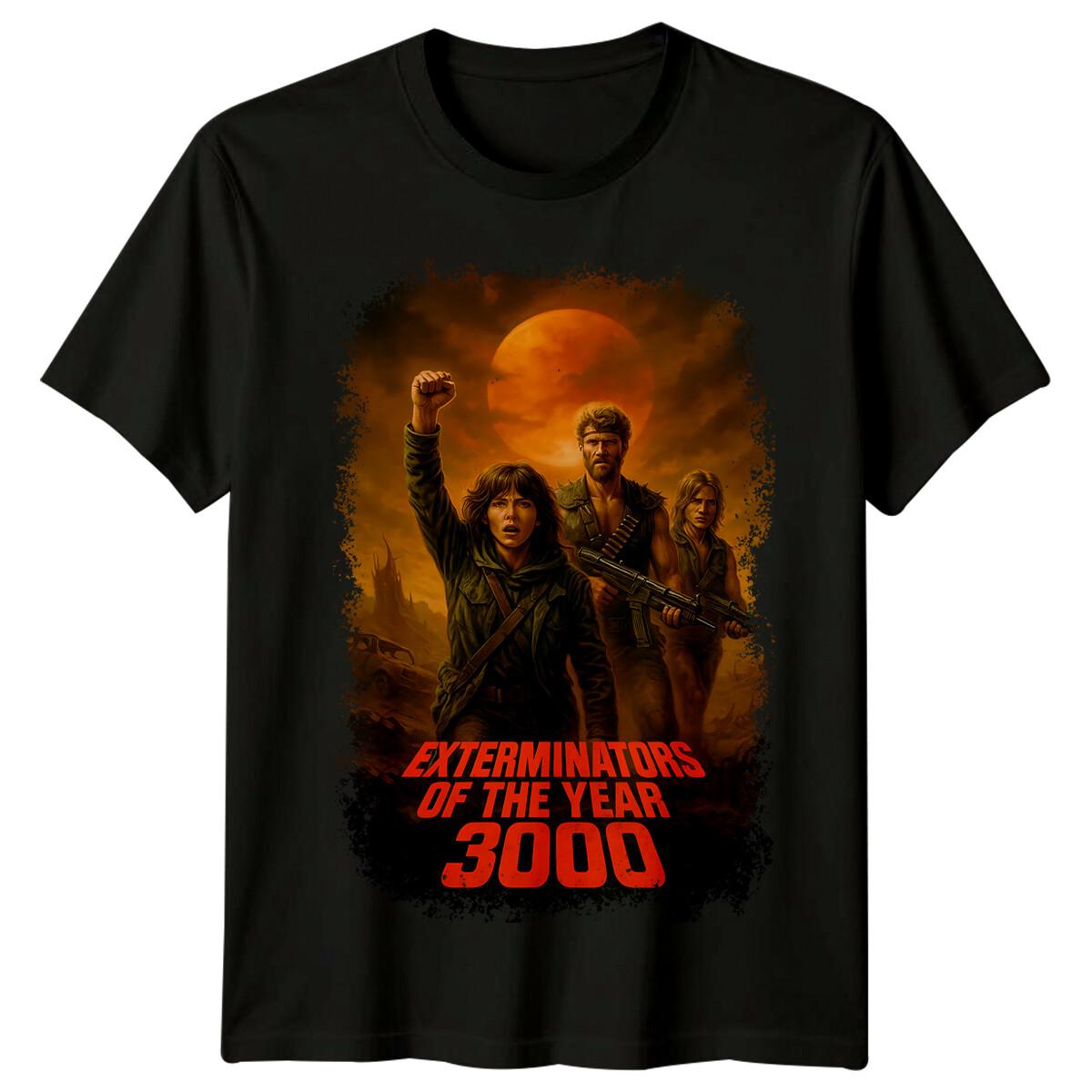 Exterminators of the Year 3000 (1983) Movie Poster Inspired 100% Cotton T-shirt Mens Tees Top Retro 80s S