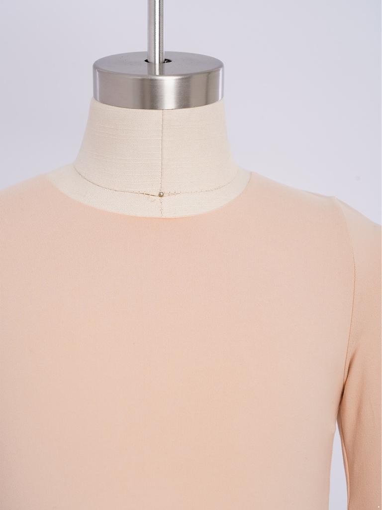 Versatile Kids Thermal Base Layer Set Round Neck Top & Elastic Waist Leggings – Ideal for Dance, Skating & Cold Weather