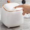 14.5x14.5x15cm Small Covered Table Paper Waste Basket  Living room tea table garbage collection