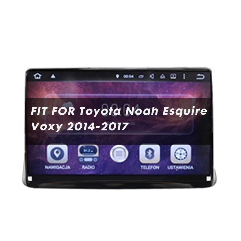 10.1 Inch Car Frame Fascia Adapter Decoder Android Radio Dash Fitting Panel Plate Kit For Toyota Noah 80 Esquire Voxy 2014-2017