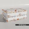 Large Capacity Household Clothes Organizer Dustproof Waterproof Transparent Quilt Bag New Printed Three-Dimensional Storage Bag