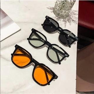 Internet celebrity personality brown sunglasses women's high sense ins sunglasses retro rice nails square sunglasses men