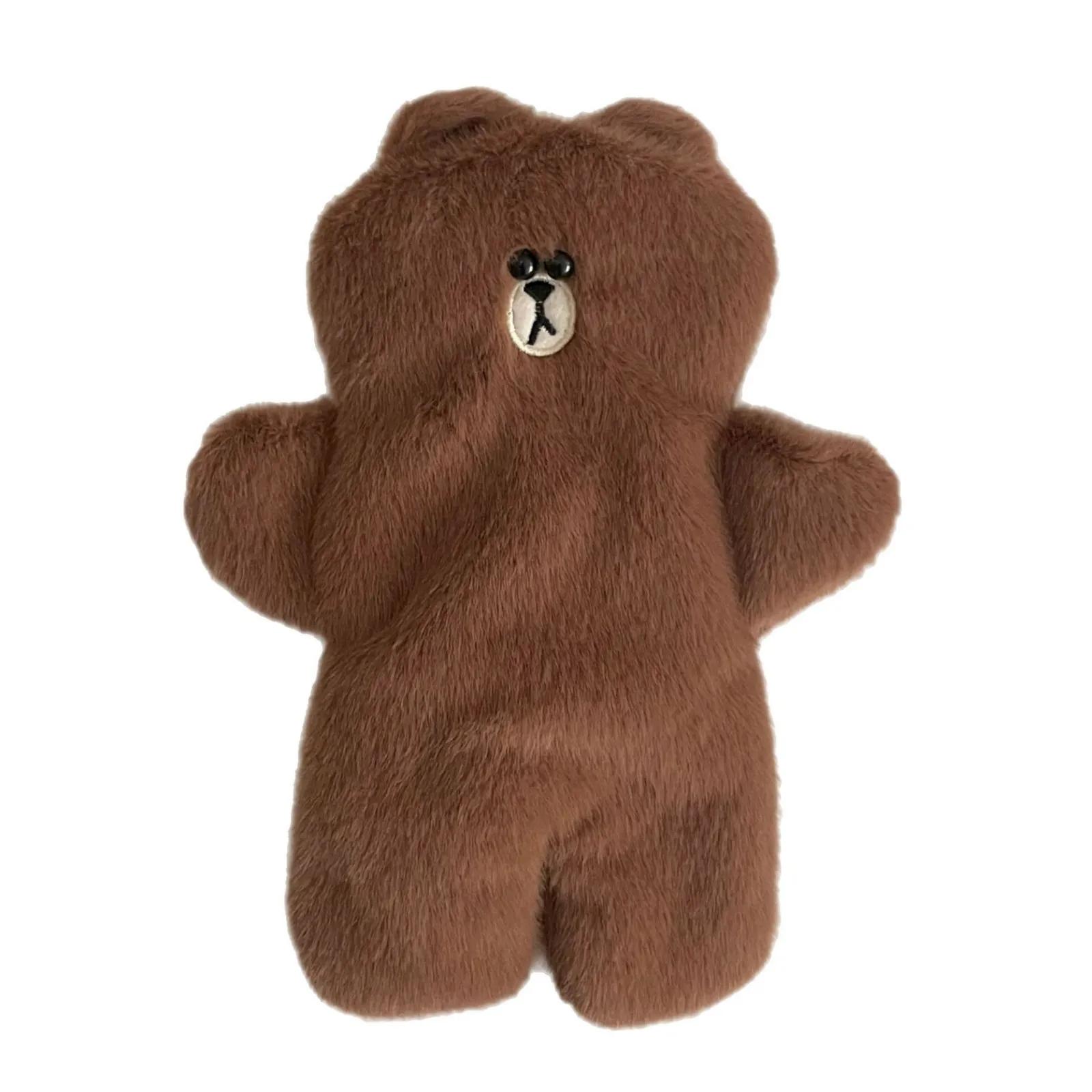 

High Appearance Brown Bear Pencil Case Item for Elementary Junior High School Students Stationery Bag Storage Bags Pencil Case