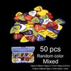 Electric Guitar Pick with Storage Box Acoustic Music Picks Plectrum 0.58/0.71/0.81/0.96/1.20/1.50mm Thickness Guitar Accessories