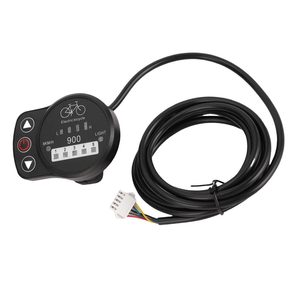 Electric Scooter Display Control Panel 24V 36V 48V KT LED900 Bike LED Display Meter with SM Connector